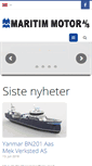 Mobile Screenshot of maritim-motor.no